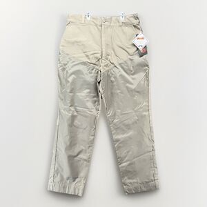 Vintage Avid‎ Outdoors Brush Guard Pants Mens L 4445 38x32 KHAKI Field Chore NOS